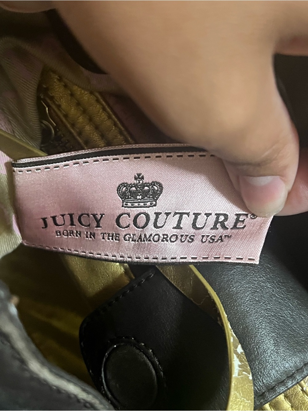 Y2K Vintage Juicy Couture Daydreamer Bag Pink Brown Scottie Dogs - Picture 13 of 16